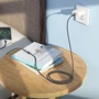 Кабель Hoco Cable USB-C to USB-C U107 Female 3A 1.2m Black фото 4