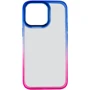 Чехол для iPhone TPU Case TPU+PC Fresh Sip Pink/Blue for iPhone 13 Pro Max: Цвет розовый
