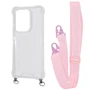Аксессуар для смартфона WAVE Clear Case with Strap Pink Sand for Xiaomi Redmi Note 13 Pro 4G / Poco M6 Pro 4G