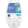 Силиконовая соска Chicco Physio, медленный поток 0м+ 2 шт. (20311.00): Форма анатомическая