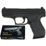 Пистолет на пульках Galaxy G19 Walther P99 металл черный