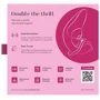 Вибратор кролик с вакуумной стимуляцией Womanizer Blend Vibrant Pink