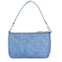 Женская сумка через плечо Laskara синяя (LK-20293-denim-blue): Застежка Молния