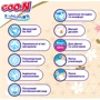 Трусики-підгузки Goo.N Premium Soft для дітей 7-12 kg розмір 3(M) унісекс 100 шт. (F1010101-156-2) фото 6