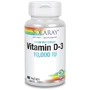 Solaray Vitamin D-3, 10.000 IU, 60 Veg Capsules (SOR75250)