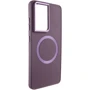 Чехол для телефонов TPU Case Bonbon Metal Style with MagSafe Plum for Samsung S928 Galaxy S24 Ultra: Тип накладка на заднюю часть