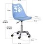 Дитяче крісло Evo-kids Indigo Blue (H-232 BL/BL): Вік дитини От 3-х лет