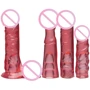 Страпон Doc Johnson Vac-U-Lock - Crystal Jellies Set
