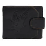 Мужское портмоне Keizer коричневое (K126081Eagle-black)