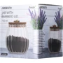 Банка для сыпучих продуктов Ardesto Fresh Vintage 750 мл: Материал бамбук, стекло
