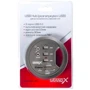 Аксессуар для ноутбуков USB хаб Grand-X + cardreader + 3,5mm audio in-out (DH-80X) фото 5