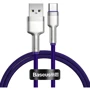 Кабель Baseus USB Cable to USB-C Cafule Metal 40W 1m Purple (CATJK-A05)