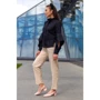 Блуза FLFashion Каприз-1 ФБК 3102 48 черная с длинным рукавом: Вид Блузы
