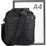 Мужская сумка через плечо Volunteer (VT-1713-04-black): Тип ручки Плечевой ремень, Короткая ручка