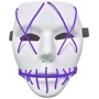 Неоновая Маска для вечеринок с подсветкой UFT LED Mask 1 Violet фото 2