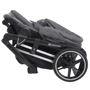 Коляска 2 в 1 Adamex Belissa Special Edidion (Chrome) PS-609 графіт - графіт шкіра (перфорація): Можливість встановлення люльки есть