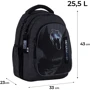 Рюкзак Kite DC25-8001L Education Teens 8001L DC Batman: Розмір L (145-175 см)