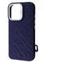 Чохол для iPhone Kajsa Rhombus Collection with Magnetic Ring Blue для iPhone 16 Pro Max