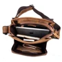 Мужская сумка планшет Buffalo Bags коричневая (SHI7055B-brown): Фактура Матовая, Гладкая