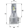 LED лампи Sho-Me F3 H15 20W: Колірна температура, K 6500