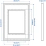 Рамка ІКЕА RÖDALM 21х30 см дерево (20548881): Виробник Ikea