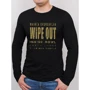 Лонгслів PFProject WIPE OUT Long XL чорний з принтом