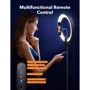 TaoTronics 12'' Selfie Ring Light with 78'' Tripod Stand, Dimmable LED Light Outer 24W 6500K фото 6