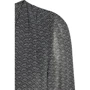 Платье H&M 4529835 40 черно-белое повседневное до середины бедра: Длина рукава Рукав 3/4