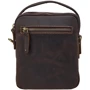 Мужская сумка через плечо Buffalo Bags коричневая (SHIM6050C-brown): Тип ручки Короткая ручка, Плечевой ремень, Со съемным ремнем