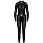 Комбинезон Noir Handmade F319 Caged wetlook catsuit with zippers and ring Black, S