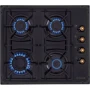 Варочная поверхность газовая Perfelli HGG 61524 BL ANTIQUE: Количество конфорок 4