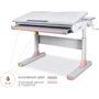 Детский стол Mealux Edmonton Multicolor PN Lite (арт.BD-610 W/MC + PN Lite)