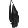Мужская сумка-слинг Borsa Leather черная (K13611-black): Тип Сумки
