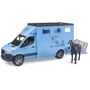 Автомобіль Bruder MB Sprinter для перевезення тварин з конем (02674)