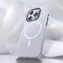 Чехол для iPhone Benks MagClap Lucid Armor Protective White for iPhone 15 Pro: Материалы поликарбонат и полиуретан