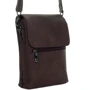 Мужская сумка планшет Borsa Leather коричневая (104333-brown)