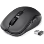 Мышь REAL-EL RM-331 W Black (EL123200044): Интерфейс подключения Wireless, USB