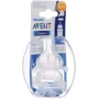 Соска силиконовая Philips AVENT Anti-colic 6м+ 2 шт (SCF634/27): Материал силикон