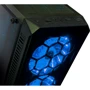Корпус Frime Fusion Blue LED USB 3.0 (Fusion-U3-315BLF-WP): Матеріал передній панелі скло та пластик