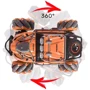 Трюковая Машинка Вездеход на р/у с пультом Fever Buggy 4WD 4x4, оранжевая (SL-198A-PO)
