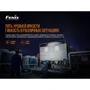 Фонарь туристический Fenix HM61R + Складной нож Ruike S22 Коричневый: Элементы питания аккумулятор