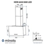 Вытяжка Minola HDN 6444 BL 800 LED фото 10