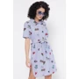 Платье FashionUp PL-1767I-48 48 синее повседневное до середины бедра: Состав Хлопок