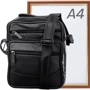 Чоловіча сумка планшет Valiria Fashion чорна (DETAW8029-3): Стиль Повсякденний (Casual)