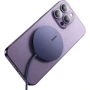 Зарядное устройство Baseus Wireless Charger MagSafe Simple Mini3 Magnetic 15W Purple (CCJJ040205) for iPhone 16 I 15 I 14 I 13 I 12 series: Тип беспроводное