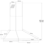 Вытяжка Pyramida КТ 60 WH фото 8