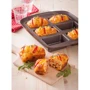 PYREX Asimetria мет.форма прямоуг.міні-cake 6шт (AS06BL0): Форма прямокутна
