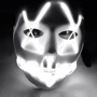 Неонова маска для вечірок з підсвічуванням UFT LED Mask 1 White фото 2