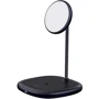 Зарядний пристрій Baseus Wireless Charger Stand MagSafe Swan Bracket 20W Black (WXSW-D01) для iPhone 16 I 15 I 14 I 13 I 12 series