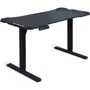 Стіл Mealux PowerDesk Carbon RGB з електрорегулюванням висоти (арт. EVO-201 Carbon/B)